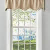 Soft Tweed Lined Rod Pocket Scalloped Valance by Country Curtains®