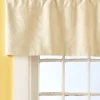 Soft Tweed Lined Rod Pocket Tailored Valance by Country Curtains®