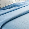 Solid Color Plisse Bedspread