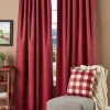 Solid Cotton Duck Insulated Tab Top Curtains