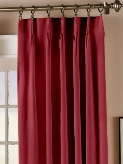 Solid Cotton Duck Pinch Pleat Curtains by Country Curtains®