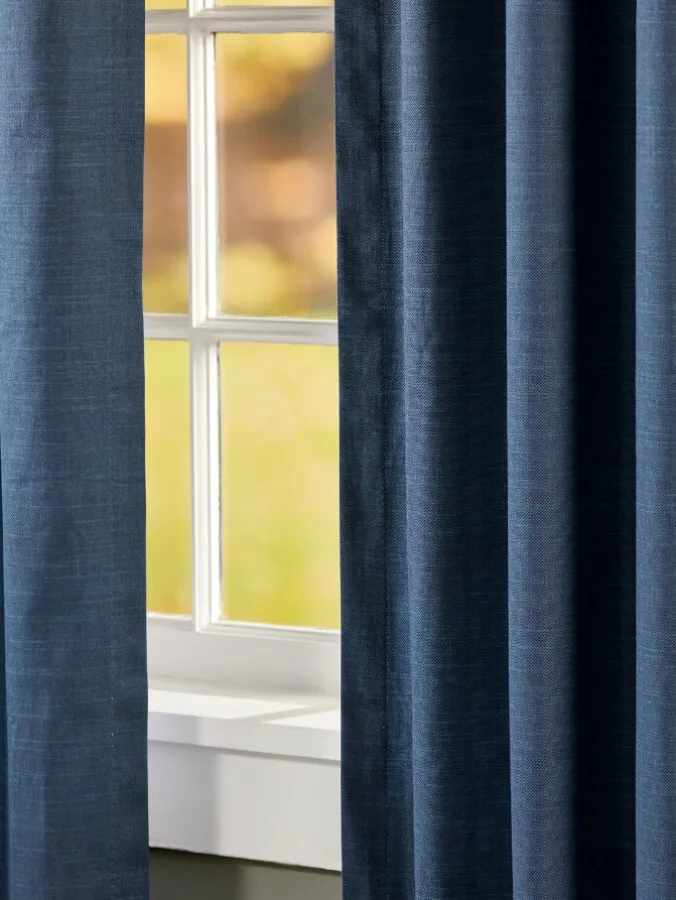 Solid Cotton Duck Pinch Pleat Patio Panel by Country Curtains®