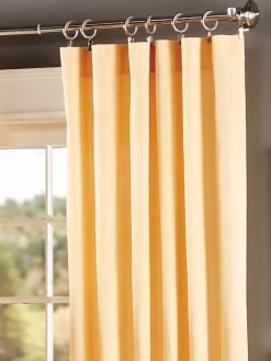 Solid Cotton Duck Rod Pocket Curtains by Country Curtains®