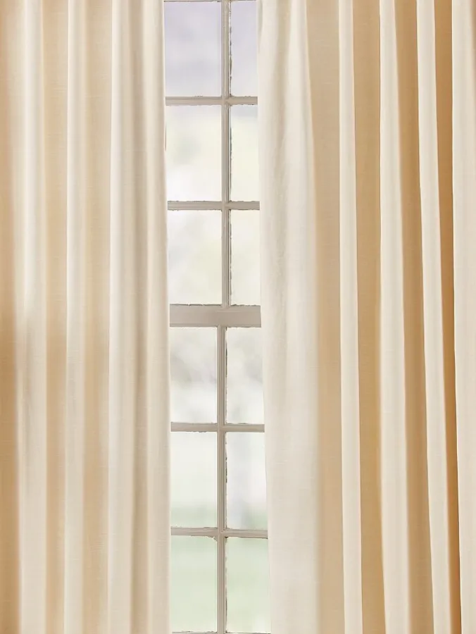 Solid Cotton Duck Tab Top Curtains by Country Curtains®