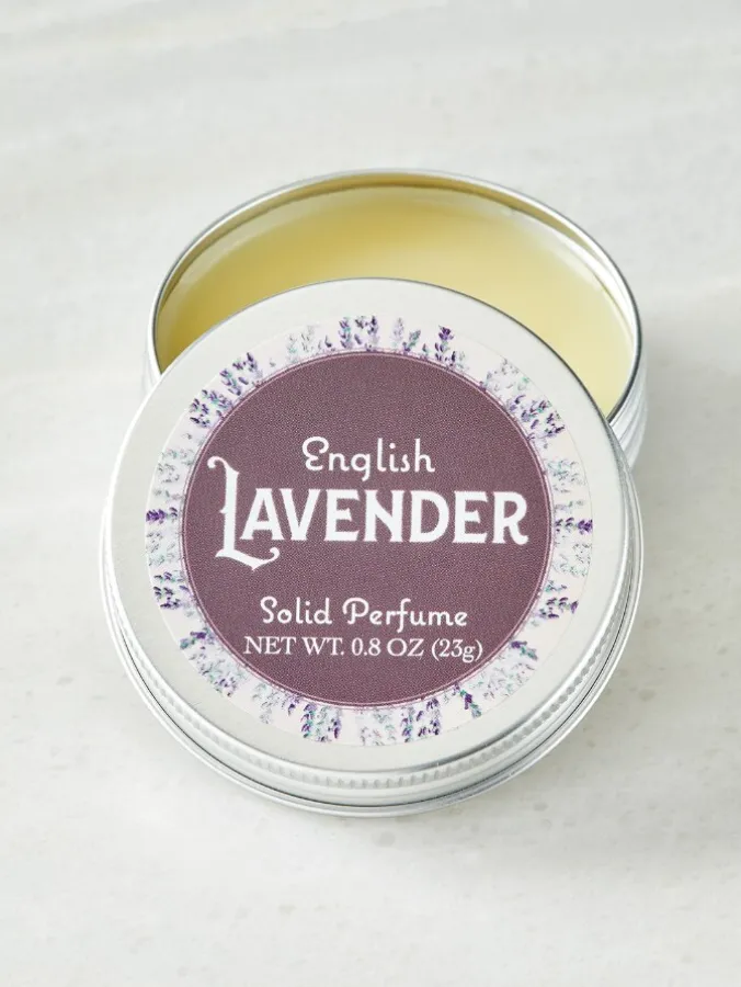 Solid Perfume Tin In 3 Scents, .8 Ounces Each
