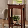 Solid Wood Chairside End Table