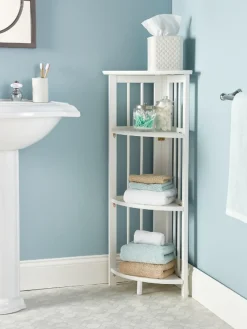 Solid Wood Corner Folding Bookshelf