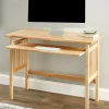 Solid Wood Folding Office Desk