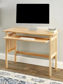 Solid Wood Folding Office Desk