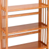 Solid Wood Full-Size Folding Bookshelf