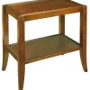 Solid Wood Rectangle End Table