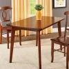 Solid Wood Rectangle Small Space Kitchen and Dining Table