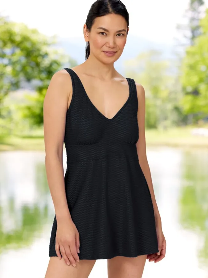 Spa Crinkle Swim Dress