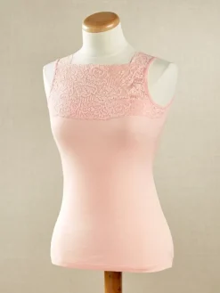 Square-Neck Lace Camisole