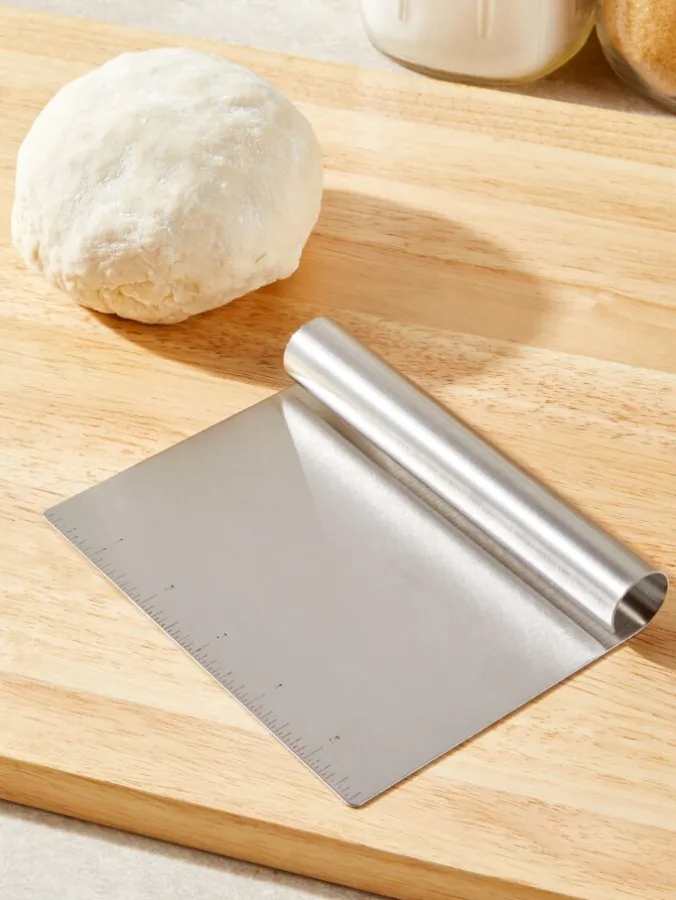 Stainless Steel Bench Scraper and Chopper