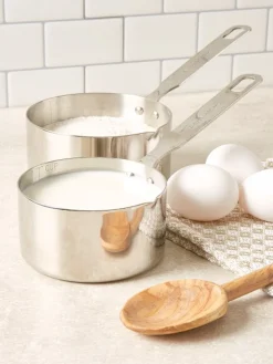 Stainless Steel Cook and Measure Pan, In 2 Sizes