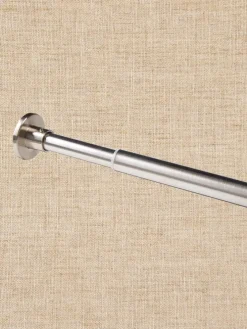 Stainless Steel Tension Curtain Rod, 3/4 Inch
