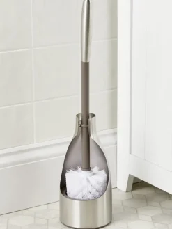 Stainless Steel Toilet Brush and Caddy