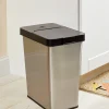 Stainless Steel Trash Can, 6 Gallon