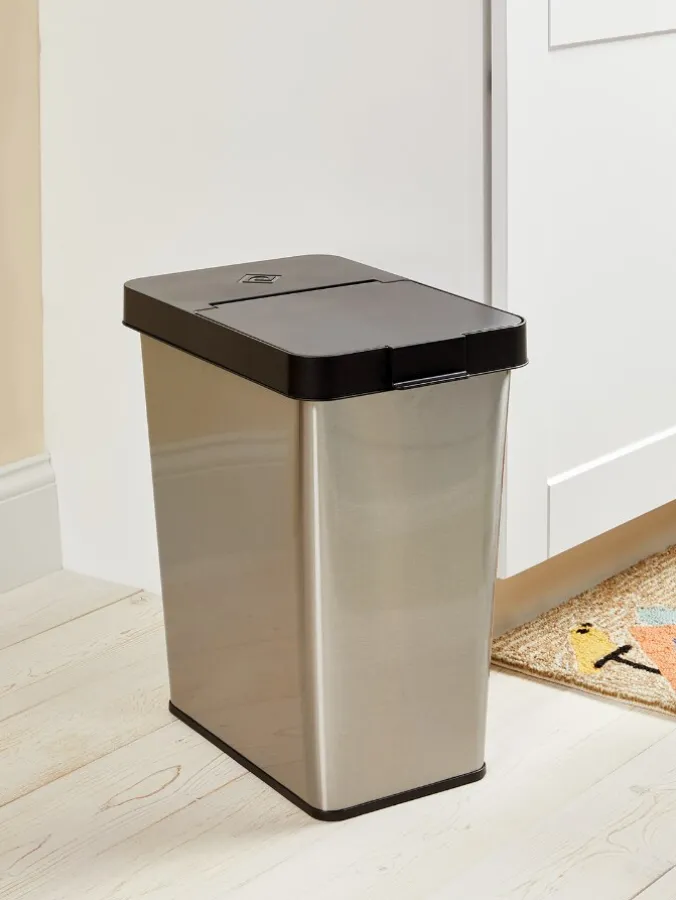 Stainless Steel Trash Can, 6 Gallon