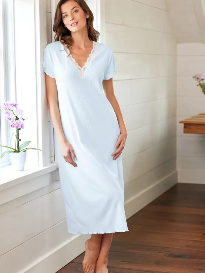 Stay Cool Moisture-Wicking Long Nightgown