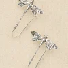 Sterling Silver Dragonfly Drop Earrings