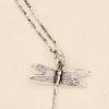 Sterling Silver Dragonfly Pendant Necklace