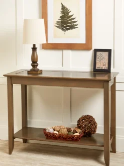 Stonewall Rectangle Wood Console Table