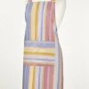 Striped Cotton Kitchen Apron