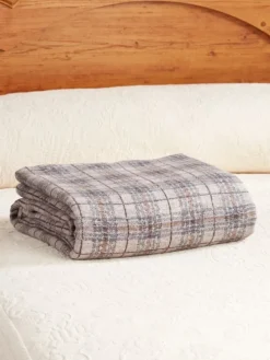 Super-Soft Classic Plaid Blanket or Throw