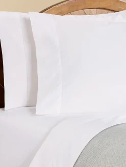 Supima Cotton Sateen Hemstitch Sheet Set