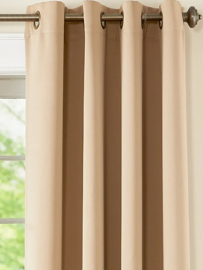 Supreme Blackout Grommet Top Long Curtains by Country Curtains®