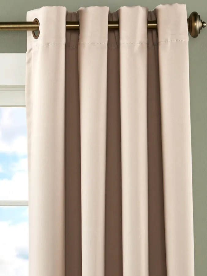 Supreme Blackout Grommet Top Short Curtains by Country Curtains®