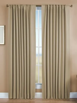 Supreme Blackout Rod Pocket Curtains With Back Tabs by Country Curtains®