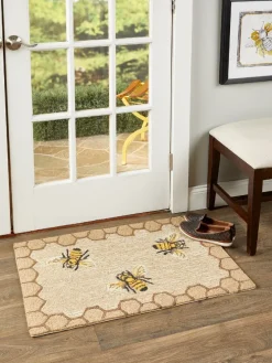 Sweet Honeybees Indoor/Outdoor Rug and Doormat