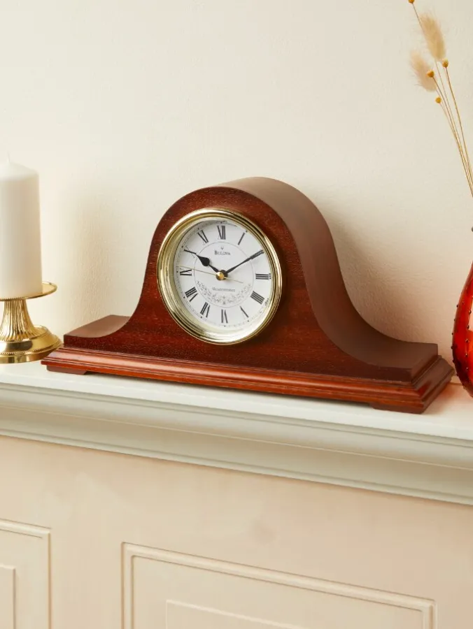 Tambour Mantel Clock