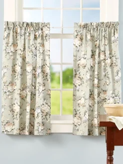 Tapestry Rose Rod Pocket Tiers