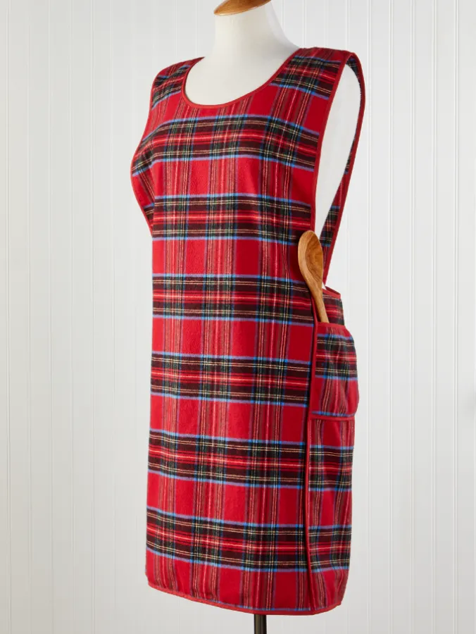 Tartan Plaid Portuguese Cotton Flannel Farmhouse Apron