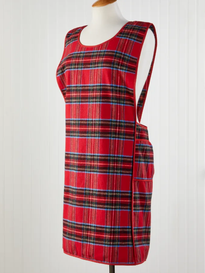 Tartan Plaid Portuguese Cotton Flannel Farmhouse Apron
