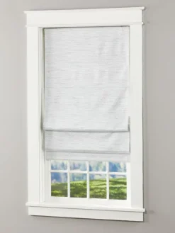 Textured Woven Thermal Cordless Roman Shade