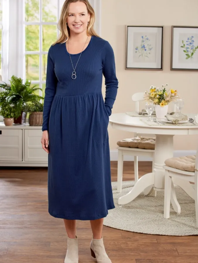 Thermal Knit Dress