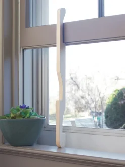 Three-Level Solid Pine Window Jack