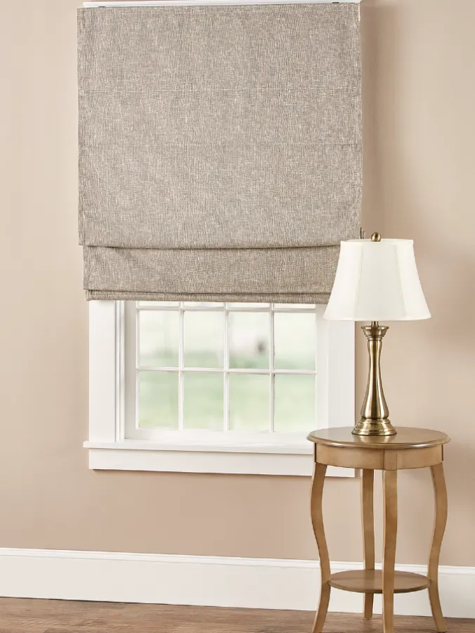 Touch of Linen Cordless Roman Shade