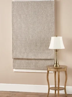 Touch of Linen Cordless Roman Shade