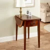 Traditional Drop-Leaf End Table