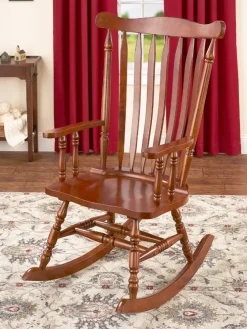 Traditional Solid Wood Rocking Chair