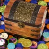 Treasure Chest With Halloween Chocolate Coins