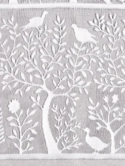 Tree of Life Lace Rod Pocket Swag Pair