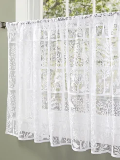 Tree of Life Lace Rod Pocket Tier Panel