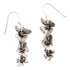 Triple Flower Drop Earrings